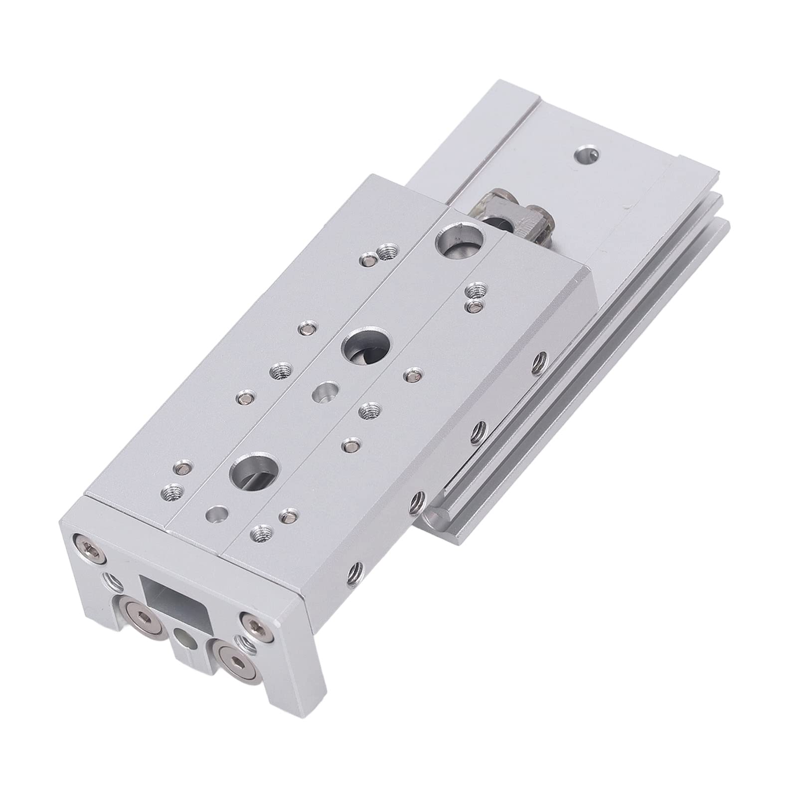 Ubersweet® Pneumatic Finger Cylinder, Air Pneumatic Parallel Gripper High Hardness Wear Resistant M5 X 0.8 for Accuracy Filter for Storage Tank (HLQ6-40S)