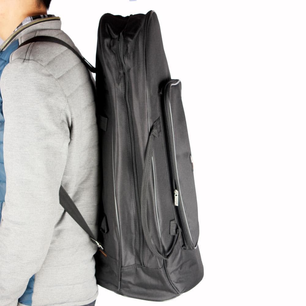 Custodia per eufonio, in tessuto Oxford, grande, per eufonio, baritono, con cinghie, borsa per eufonio, borsa per baritono, borsa per strumenti, corno baritono