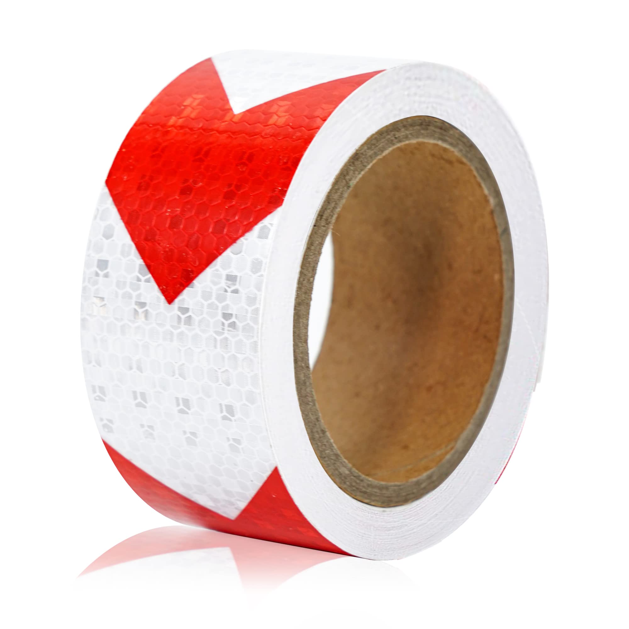 Buy Arrow Reflective Tape 2 Inch x 33 FT Red & White Waterproof Safety