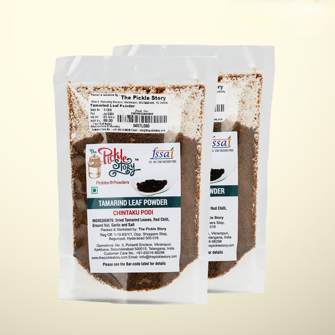 The Pickle Story - Tamarind Leaf Powder - Chinthaku Podi - Pack Of 2 160 Grams (80 Grams X2) (B0CDBTZXFH) Amazon Price History, Amazon Price Tracker