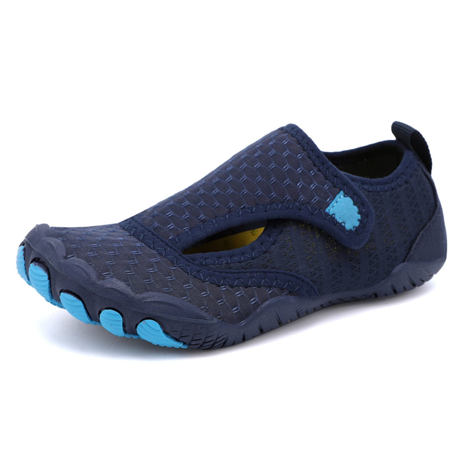 Mateju Zapatos de Agua Hombre Mujer Velcro Escarpines Deportes Acuáticos Agua Zapatillas Secado Rápido Zapatos de Antideslizante Barefoot Shoes para Natación Playa Yoga Surf