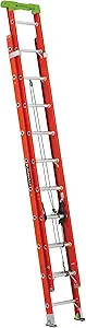 Louisville Ladder 20-Foot Fiberglass Extension Ladder, 300-Pound Load Capacity, Type IA, L-3022-20PT