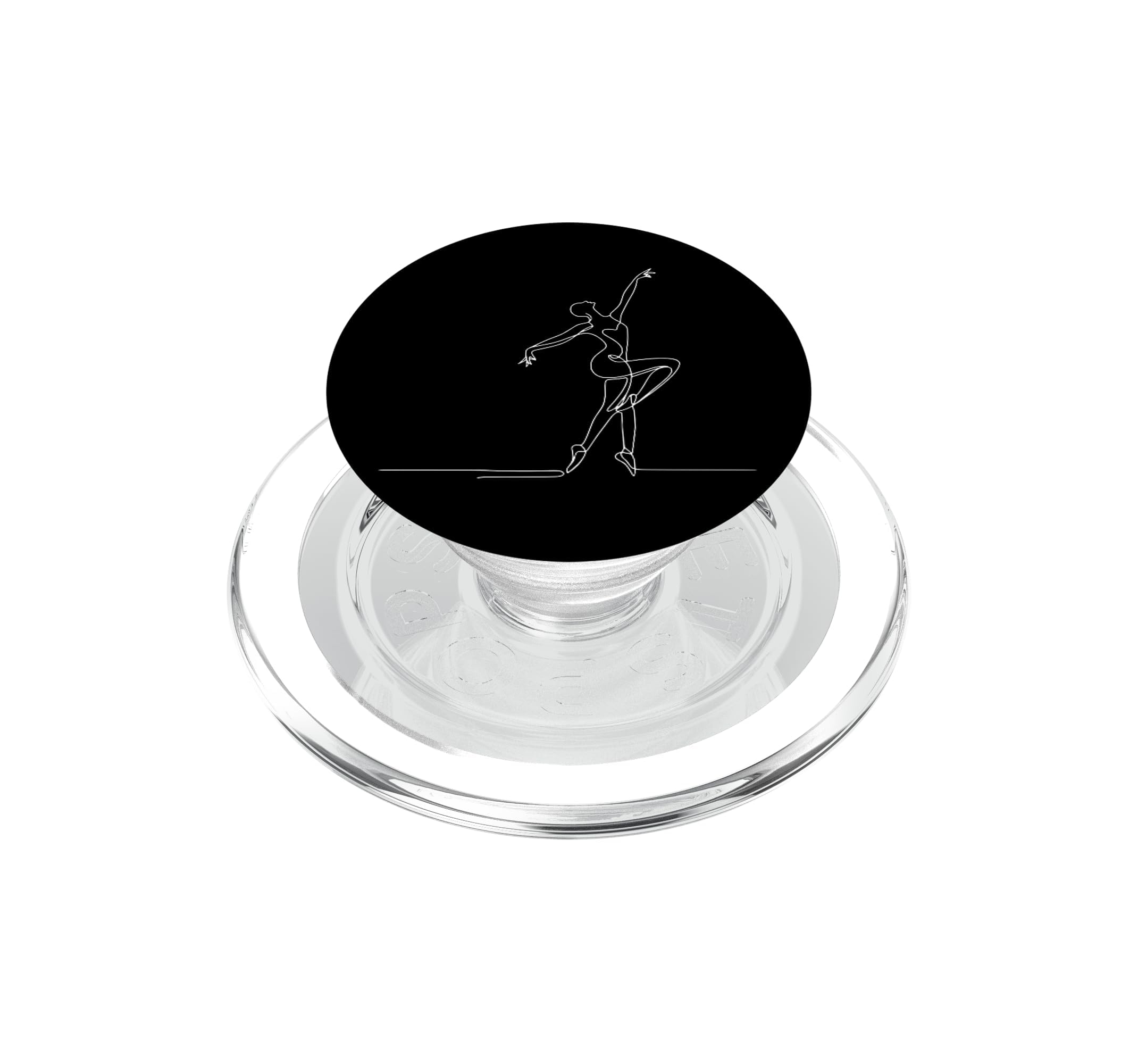 Danseuse Line Art Passionnée PopGrip pour MagSafe cadeau danseuse