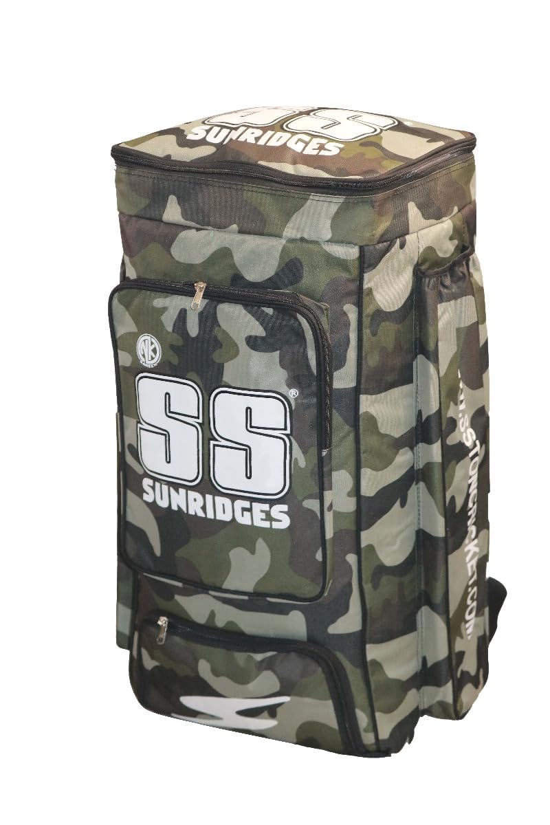 SS Camo Duffle Green Cricket Kit Bag-picture-19
