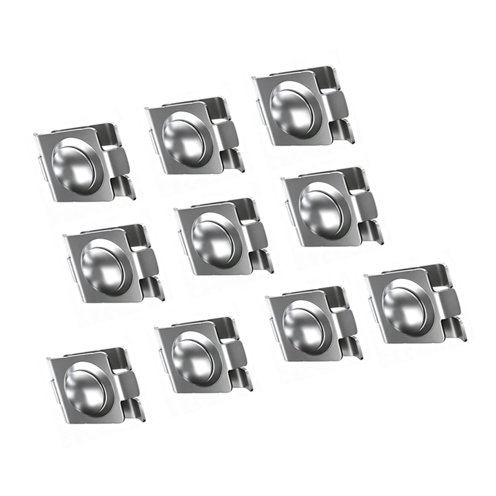 Ljmyy 10Pcs Stainless Steel Corner Connectors Fence Brackets Rustproof Fence Joint Clamp for Track Enclosure Secure Install