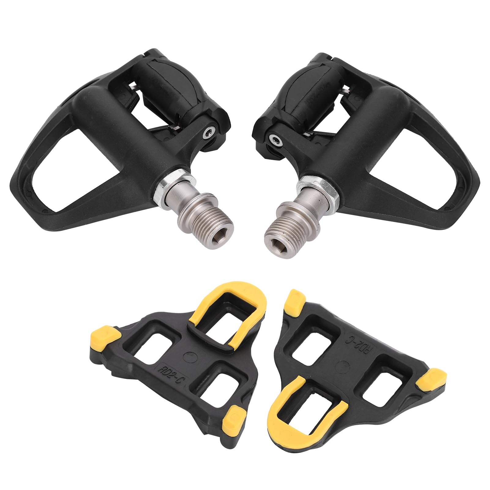 Pedali MTB SPD, Pedali per Bicicletta SPD da 9/16" con Tacchetti per MTB, Bicicletta da Strada