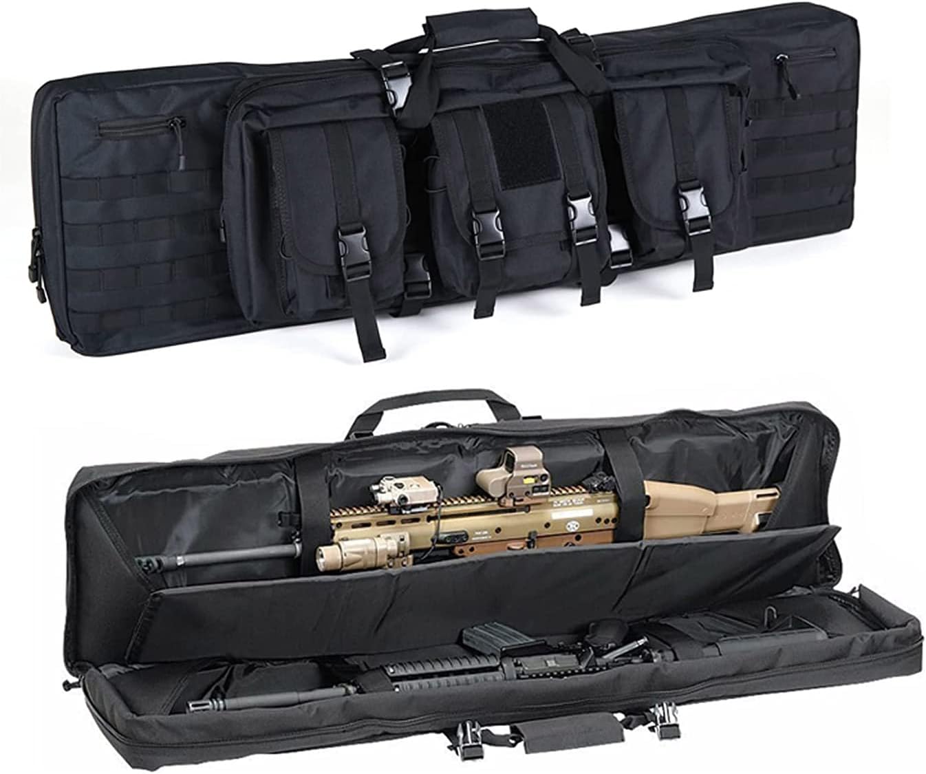 Case Rifle Bag Backpack, Tactical Gun Bag, Shotgun Airsoft Gun Bag, Air
