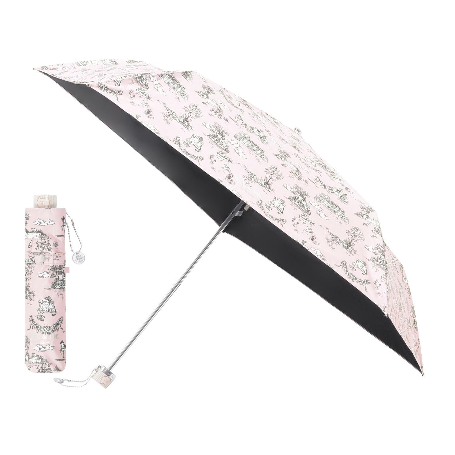 Amazon | ムーンバット 【ポールアンドジョー】 日傘 折りたたみ