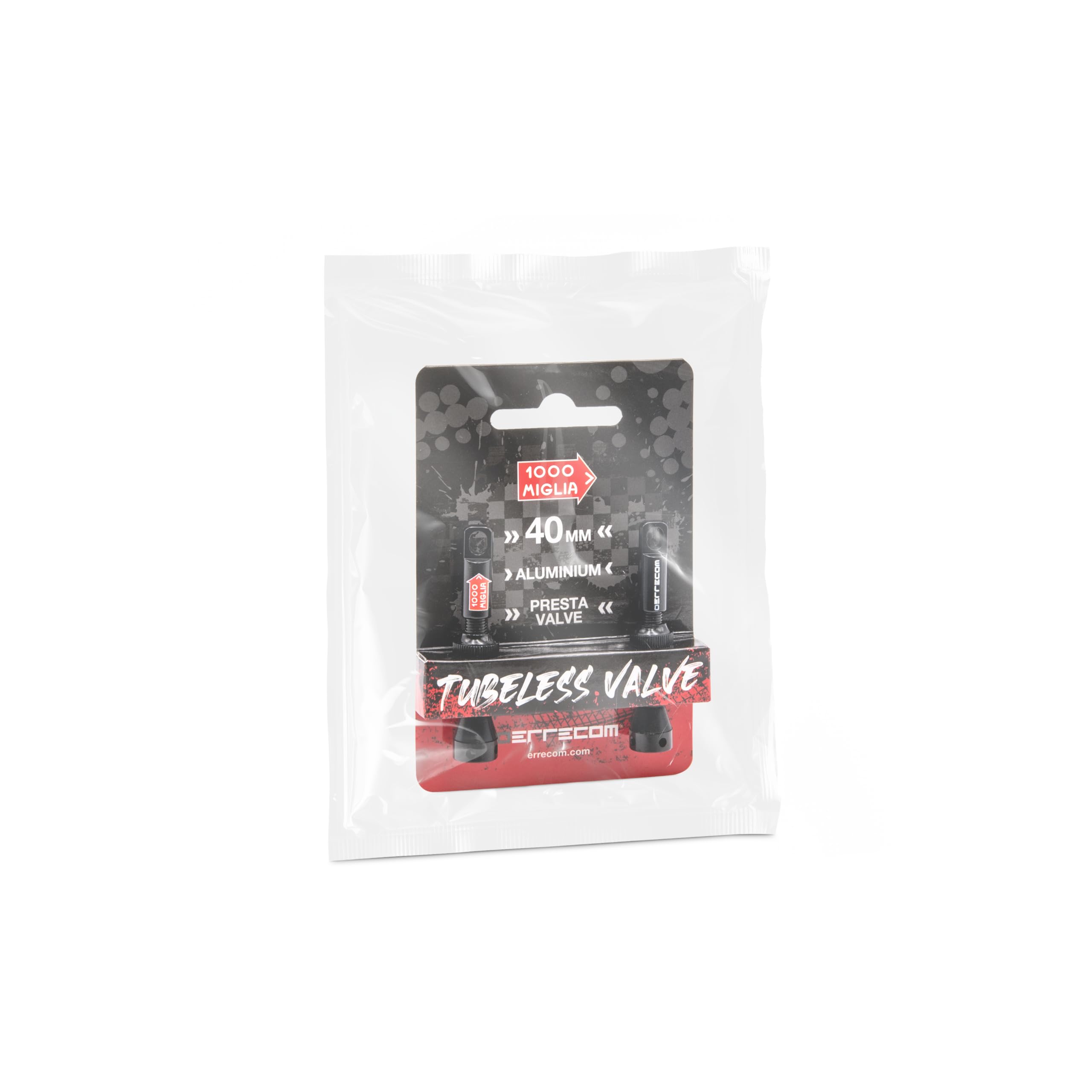 1000 Miglia Wentyle Rowerowe Tubeless - 40 mm, Kompatybilne z Zaworami Presta, 2 Sztuki, w zestawie narzędzie do demontażu rdzenia zaworu