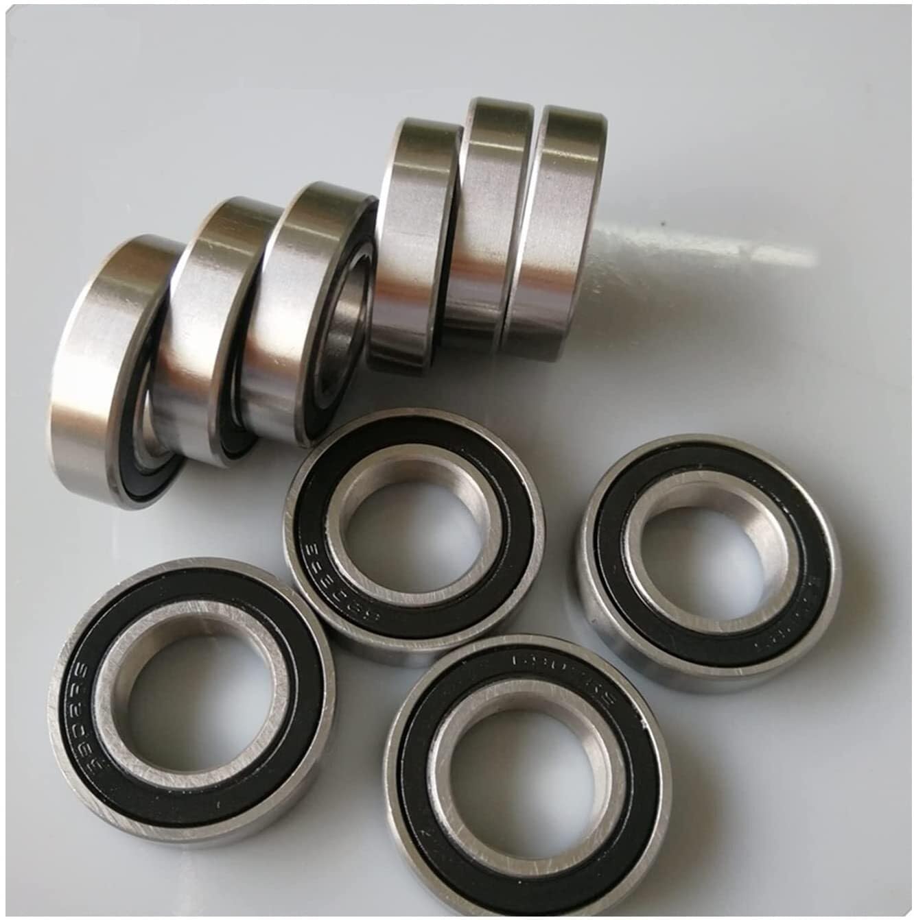 Roulements, Roulements en céramique hybrides 15267RS, 10 pièces, 15x26x7mm, supports de pédalier de vélo ABEC-7, pièces de rechange, roulements à billes Si3N4 15267-2RS