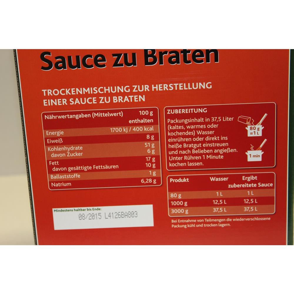 Knorr Sauce zu Braten 3 kg, 1er Pack (1 x 3 kg)