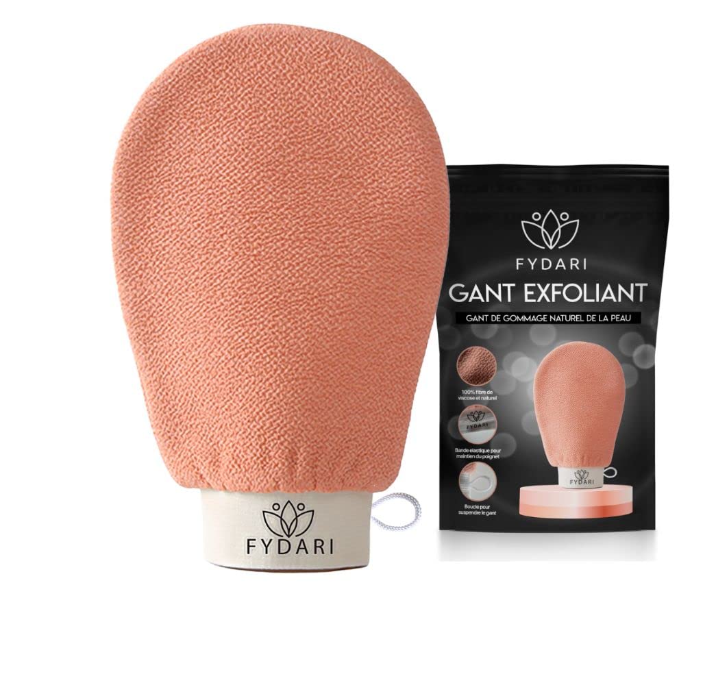 Gant Corps Exfoliant Peau Naturel, Gant Kessa Hammam et Spa pour Hommes et Femmes…
