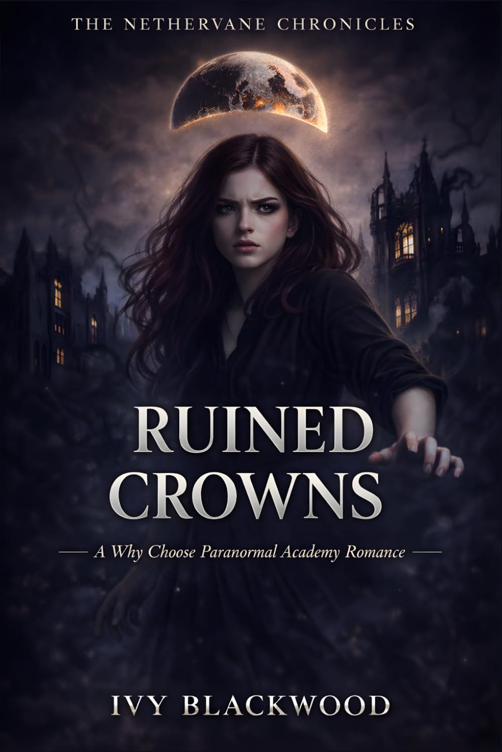 Ruined Crowns: A Why Choose Paranormal Academy Romance (The Nethervane Chronicles Book 4)