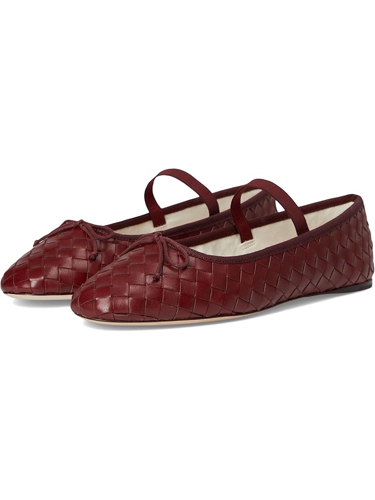 Burgundy Loeffler Randall Leonie Soft Ballet Flat