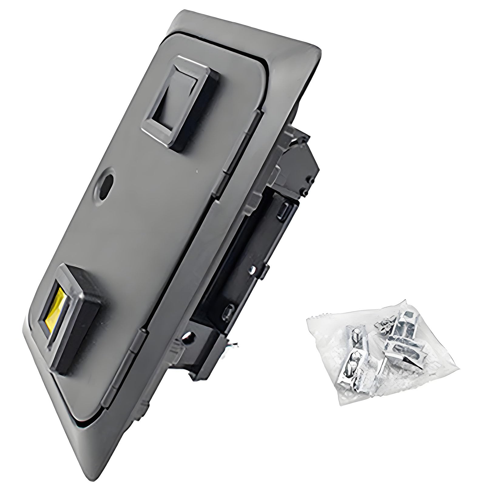 Porta gettoniera Arcade a 1/2 Slot, Porta gettoniera Meccanica a Doppio Ingresso per Macchine da Gioco Arcade, Flipper, Macchine a Artiglio e Cabinet Fai da Te Single