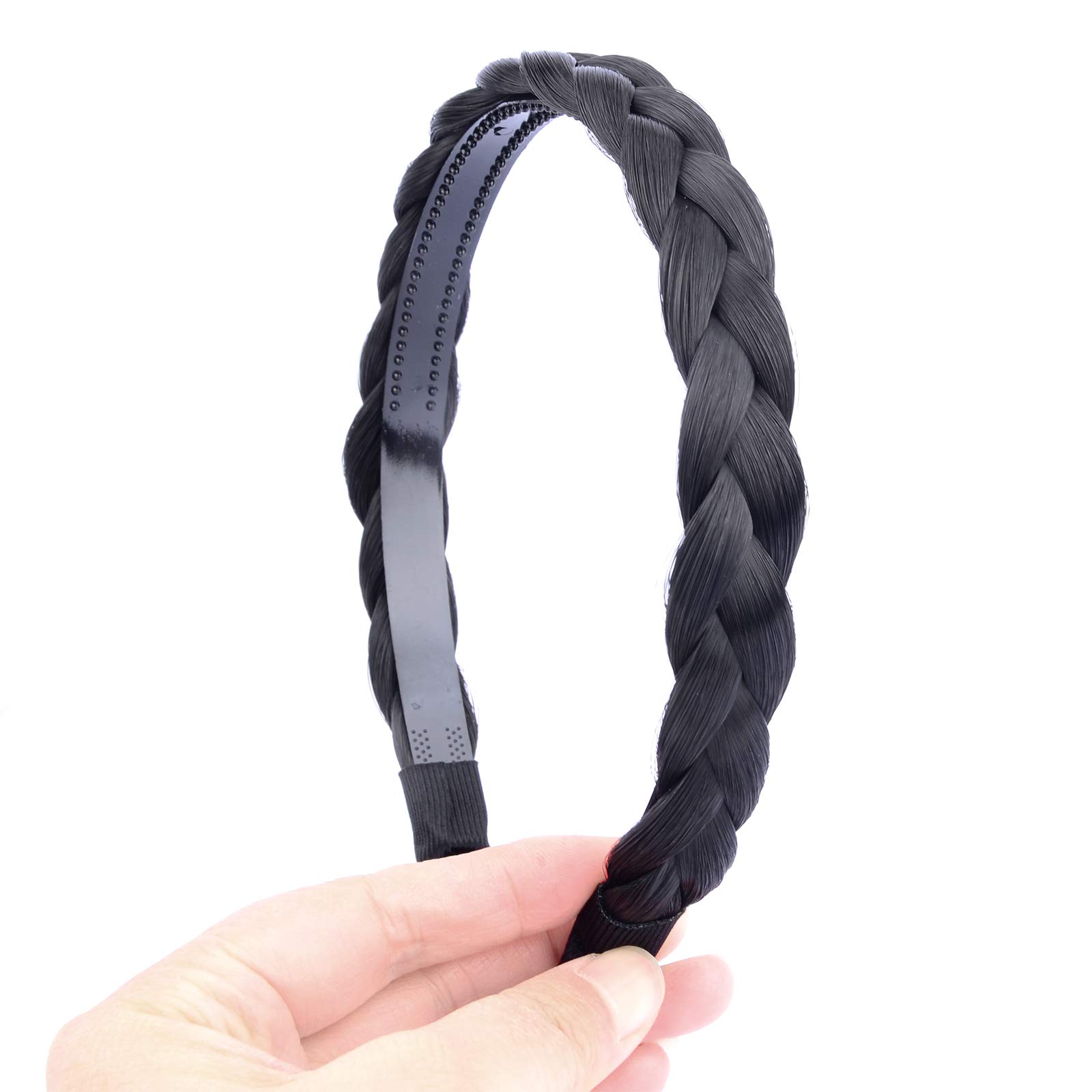 Amazon.com : DIGUAN Width 0.6 inches Narrow Synthetic Hair  display picture 2