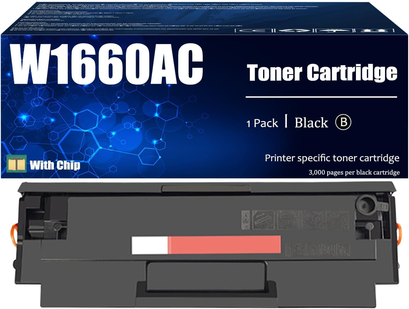 SPS W1660A 1660A Toner Cartridges Compatible for HP W1660A W1660A 1660A Toner Cartridge Work for HP Laser 1008a 1008w MFP 1188pnw 1188a 1188w 1188nw Printers (B0D1KJ7T7K) Amazon Price History, Amazon Price Tracker