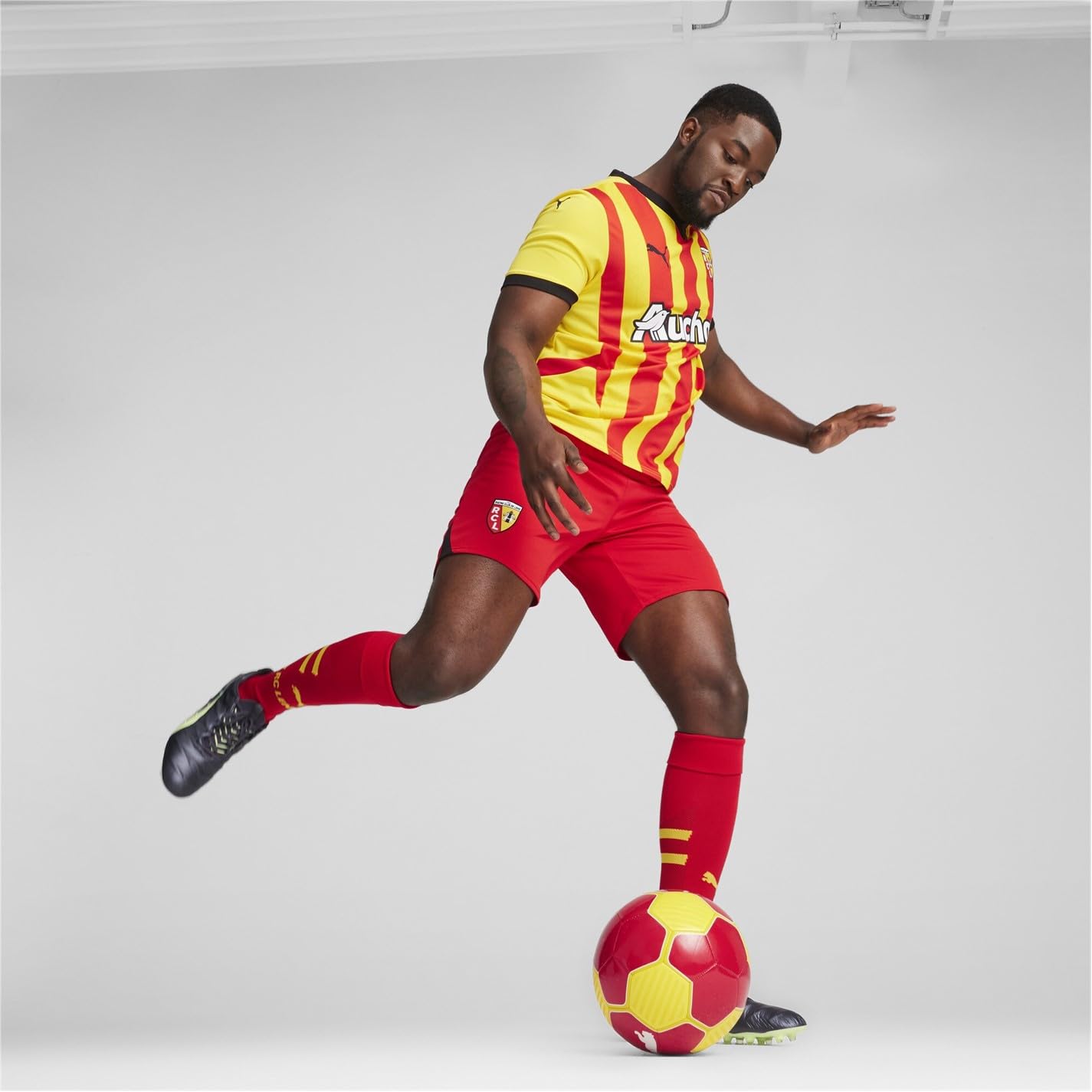 Puma Męska koszulka domowa RC Lens 2024 2025 dla dorosłych