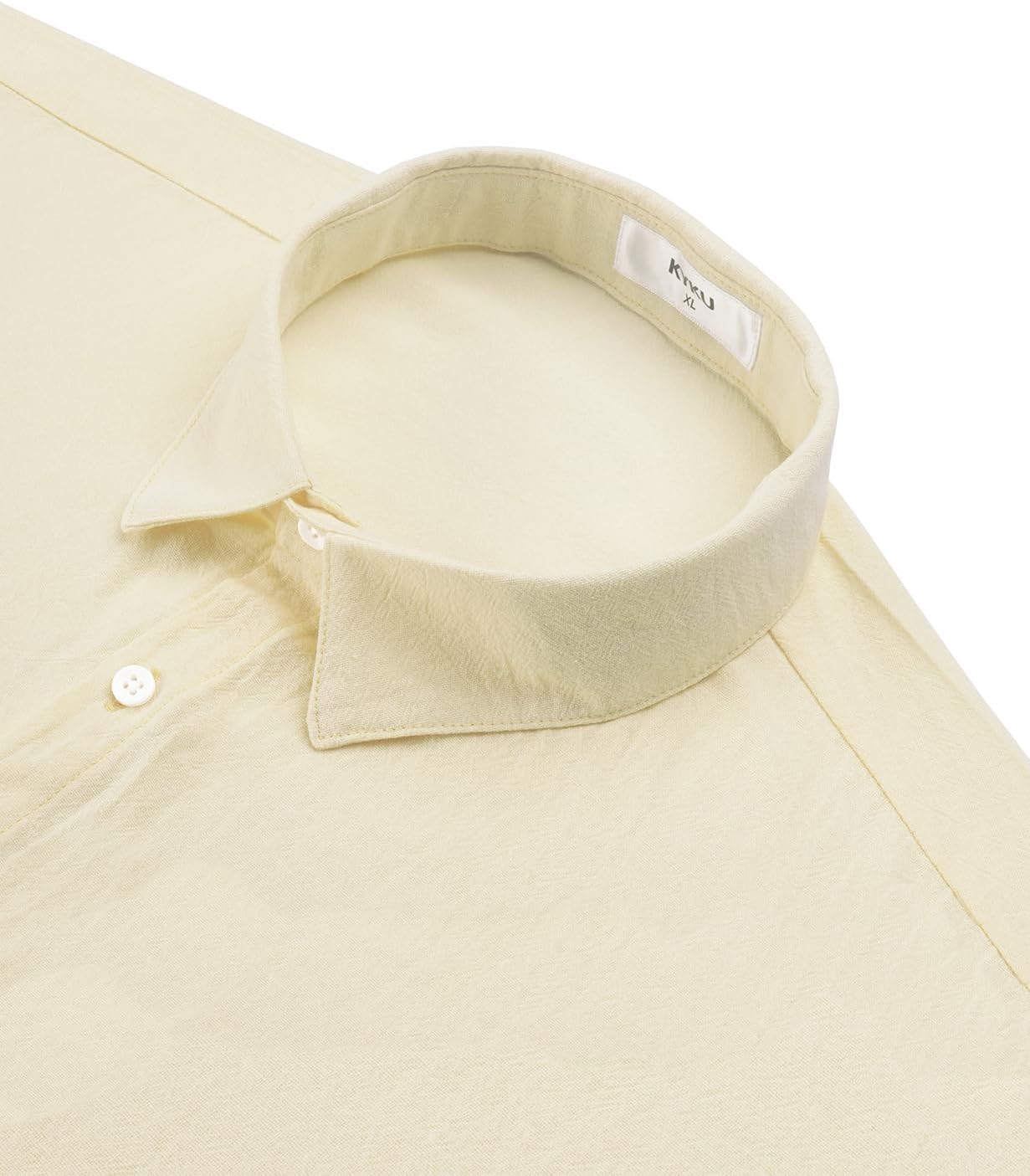 KYKU Cotton Shirt for Men: Casual Beach Summer Button Down Short Sleeve Clothes - Image 5