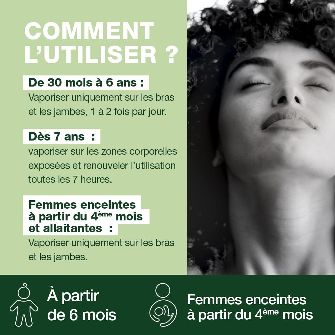 Pranarôm Aromapic Spray Corps Anti-Moustique Bio - Efficacité 7 Heures - Huiles Essentielles Naturelles et Biologiques - 75 ml