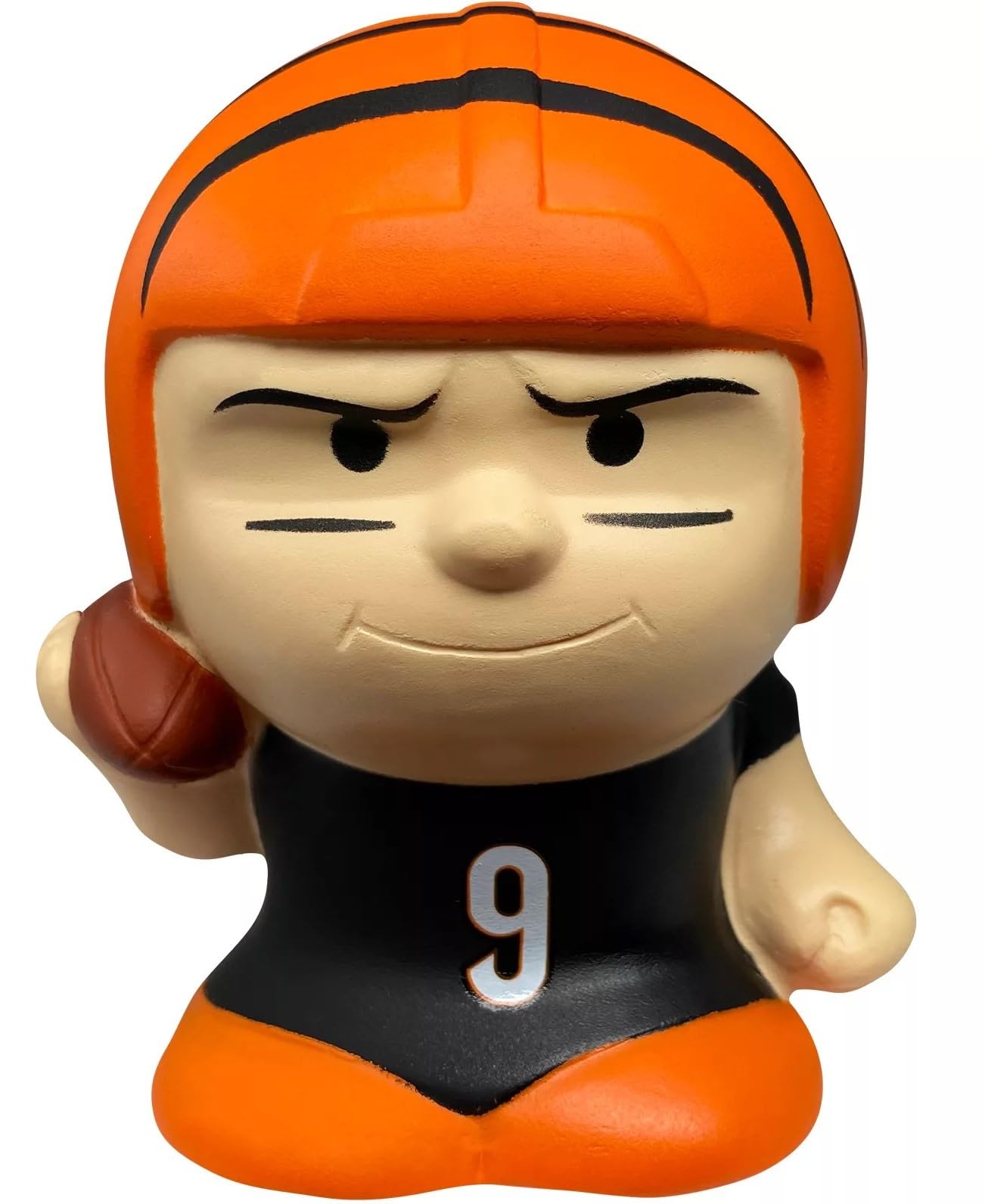 Party Animal NFL Jumbo Squeezymates Cincinnati Bengals Burrow Figurine, Team Colors, 4