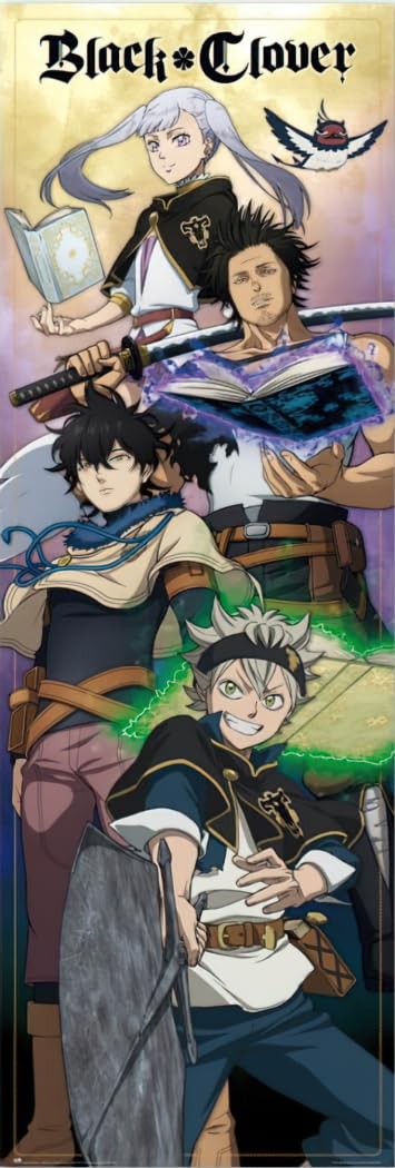 Amazon.com: Black Clover- Characters - Manga Door Poster