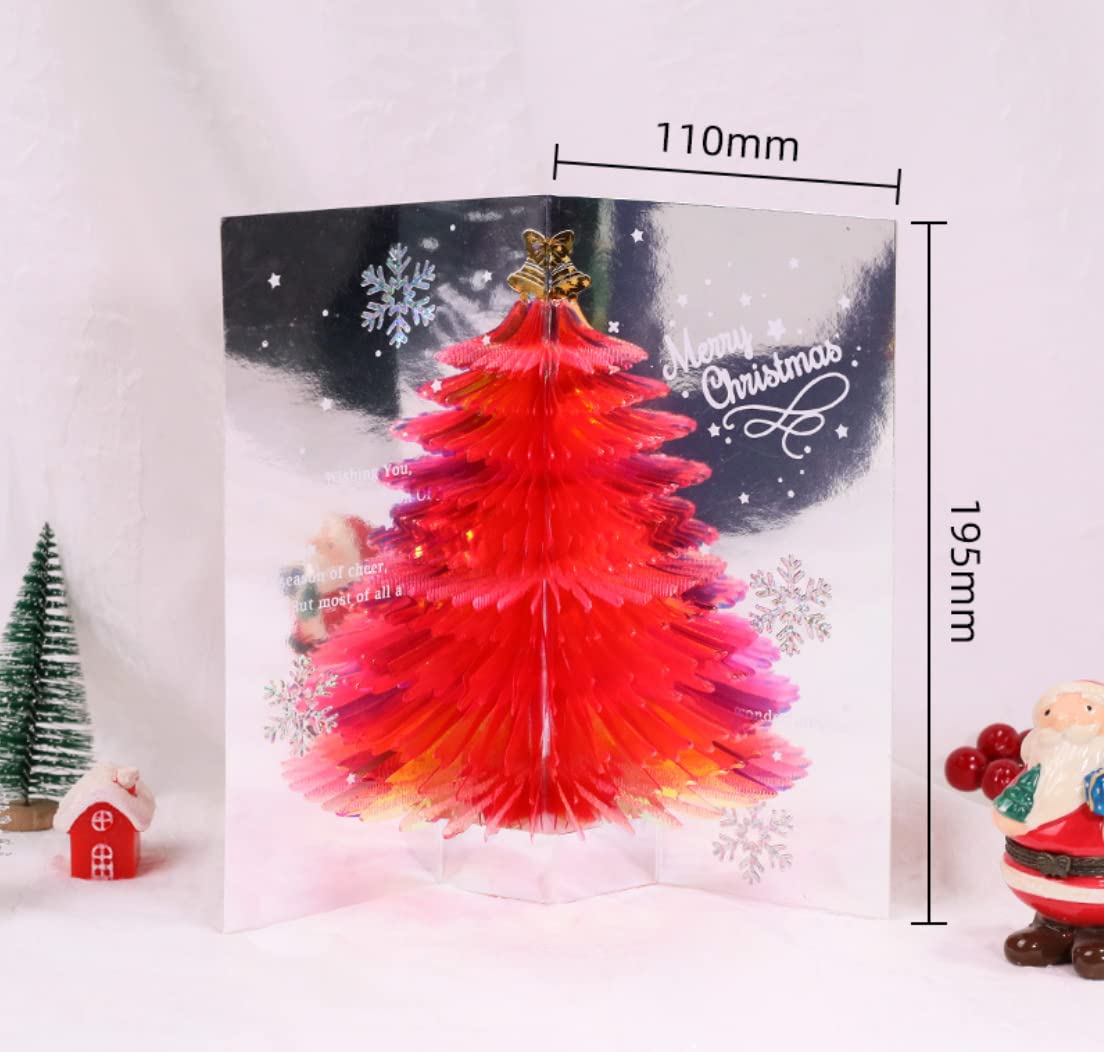 Biglietto d'Auguri Pop-up 3D Sweetmade, Biglietti Natalizi 3D Personalizzati Fatti a Mano, Biglietti Regalo Souvenir in Carta, Eleganti Biglietti Artificiali Europei