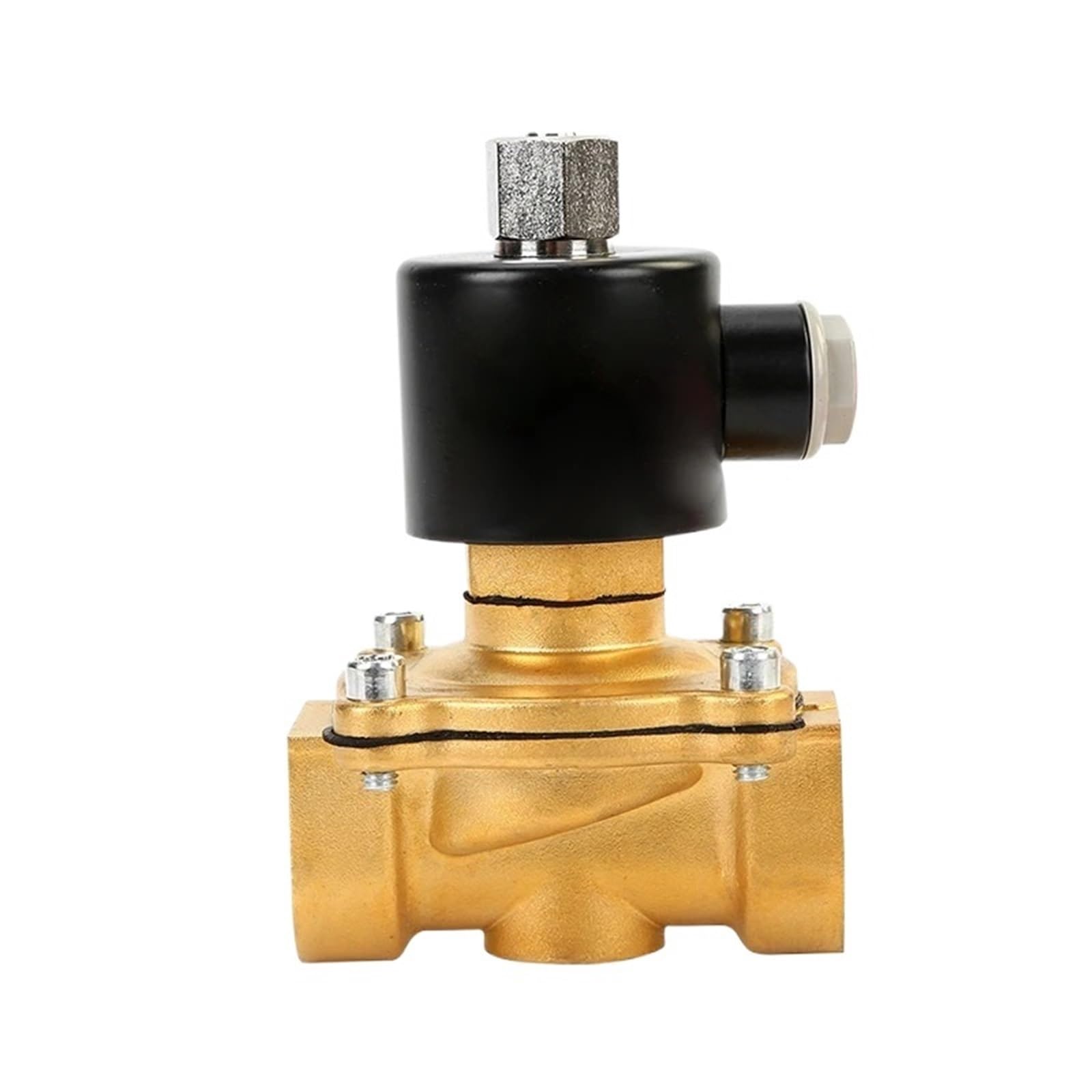 1pc 1" Normally Open Solenoid Valve 12V DN20 Normally Open Solenoid Valve 24V 12V 220V 110V(220VAC)