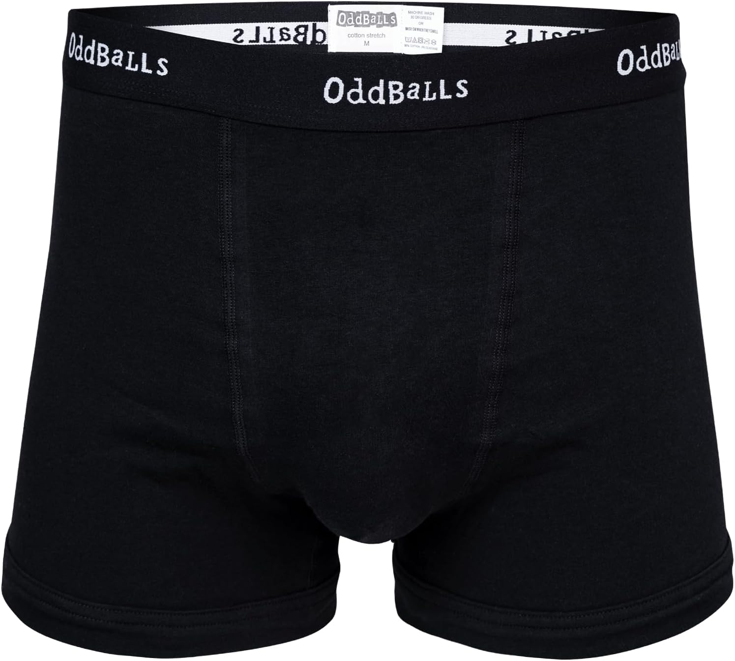 OddBalls| Mens Boxers | 1 Pack | Classic Fit | Mens Underwear | Hipster Boxer Shorts | Cotton Boxers | Elastic Waistband