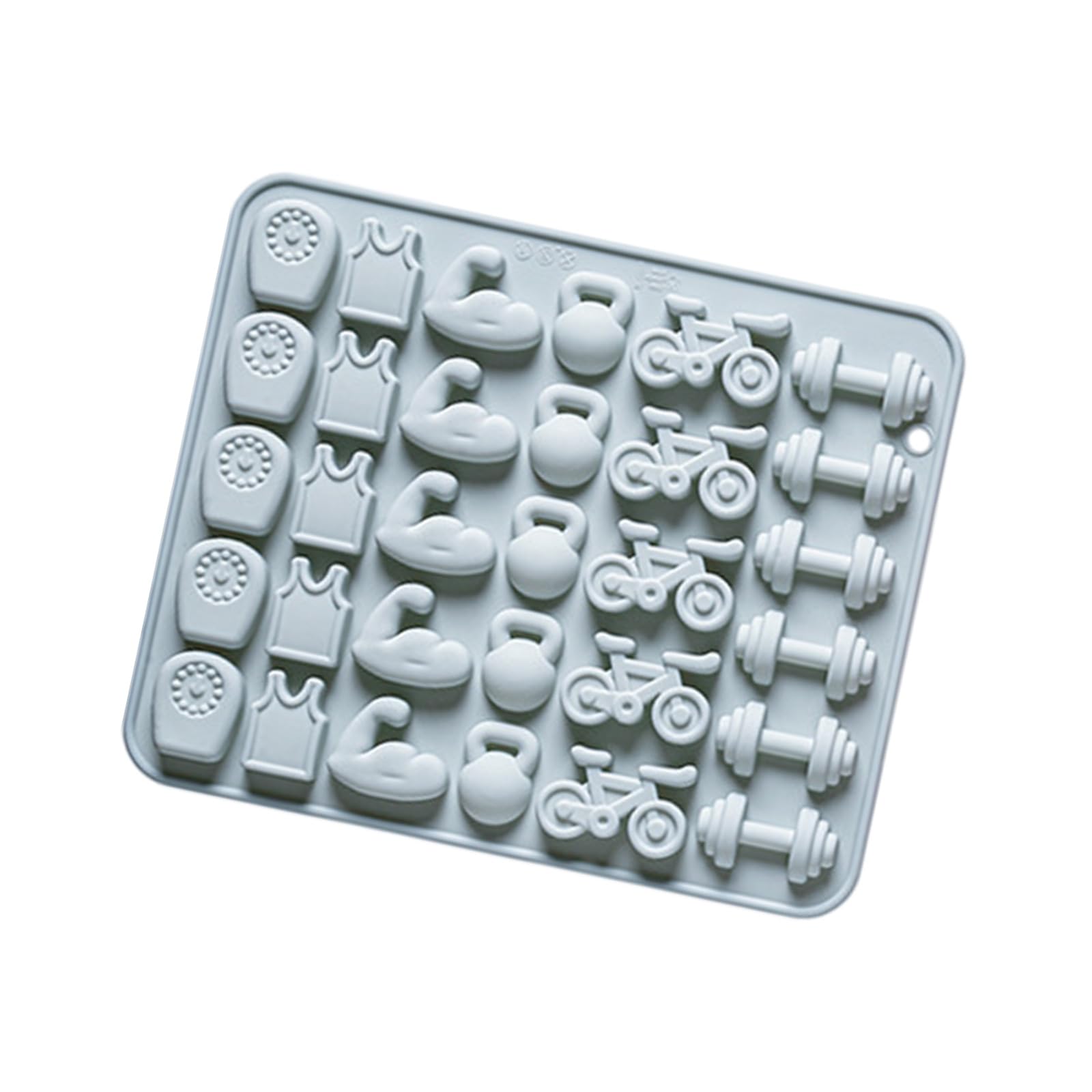LWHZOFR Fitness Theme Silicone Baking Molds 11 Cavities Silicone Cake Molds for Making Chocolate Desserts Candy and Cocktails Bodybuilding Baking Tool