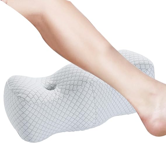 Elevated Pillows for Legs Ankle Foot Elevation Contoured Memory Foam Wedge | Hill Shape Memory Foam Leg Pillows for Sleeping Ankle Lift, Post-Recovery, Rest, Reading, TV Watching, Relaxation, Bed
