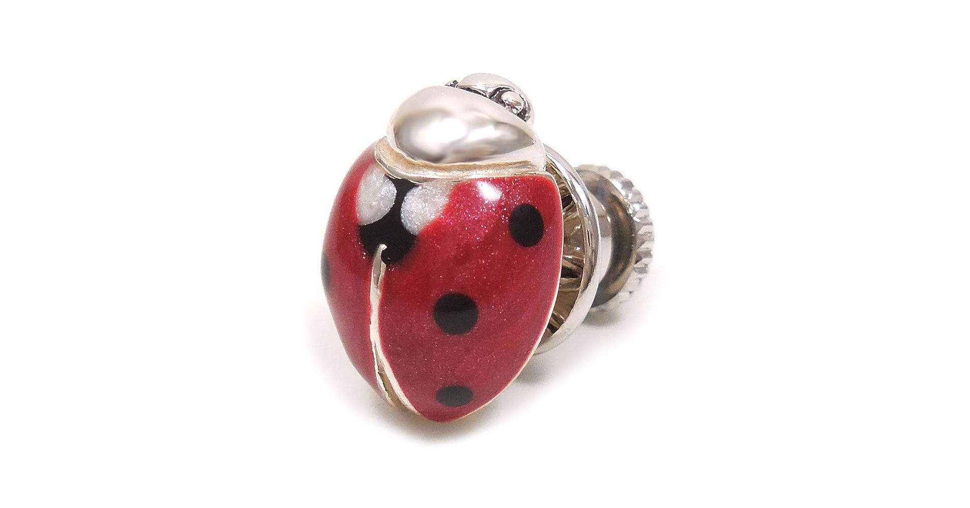 SATURNO ピンブローチ てんとう虫 レディース メンズ シルバー SATURNO ピンブローチ てんとう虫 レディース メンズ シルバー