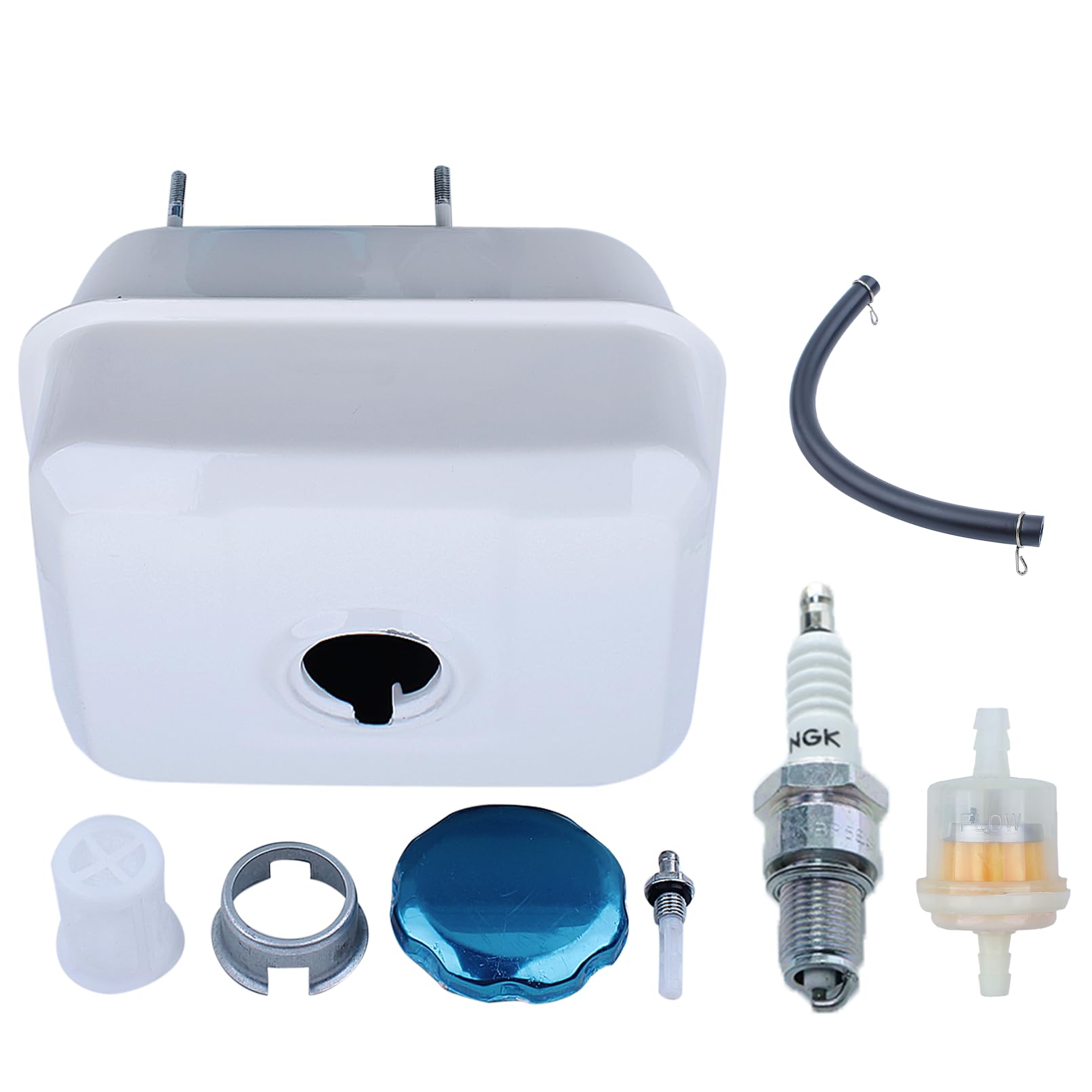 Adefol Serbatoio Benzina per Honda GX140/GX160/GX200 5.5Hp/6.5Hp, Plastica, Nuovo, Compatibile con Attrezzatura per Motori Esterni, Serbatoio per Motore