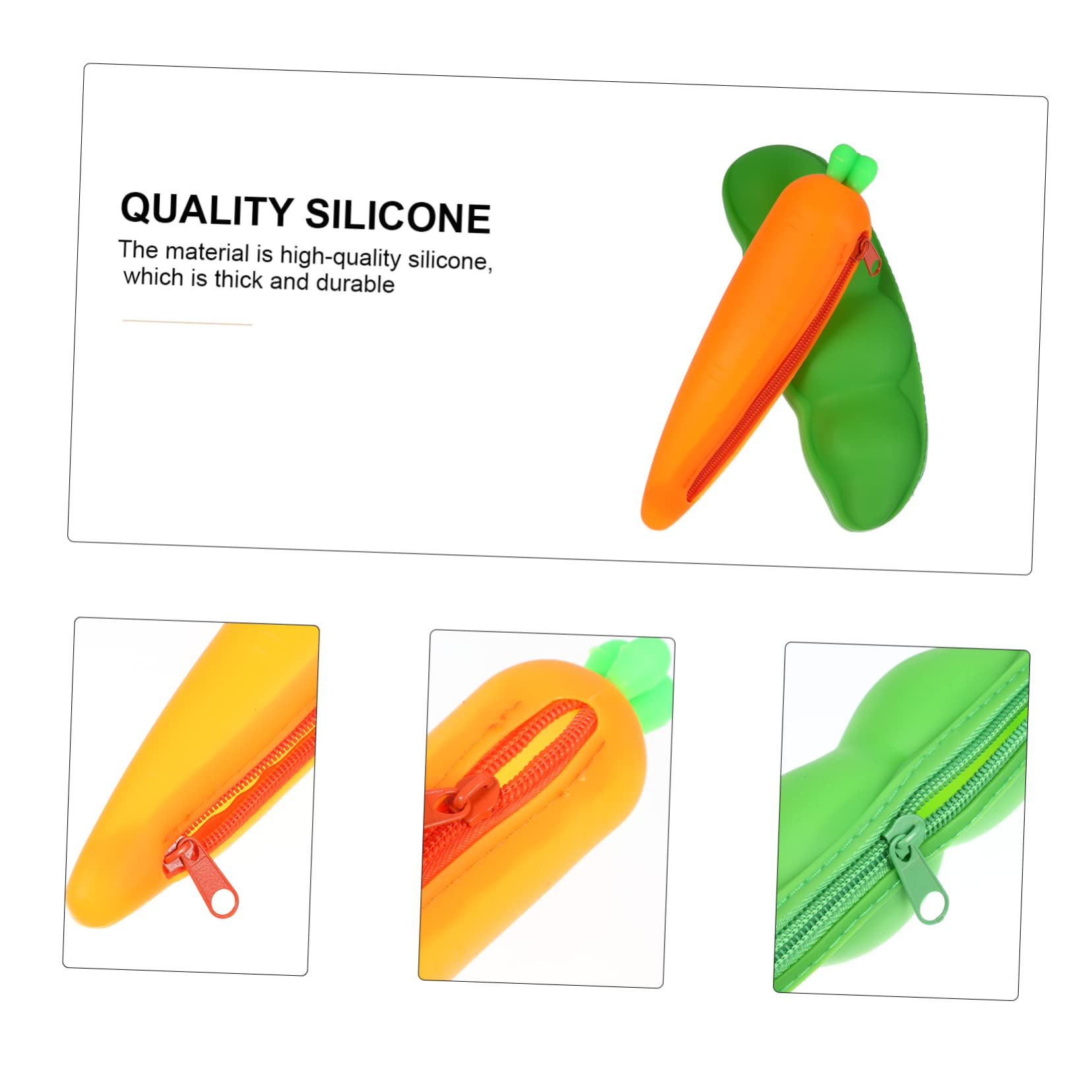 STOBOK 6pezzi Astuccio Portapenne Silicone Organizzatore Per Cancelleria Capacità Per Scuola