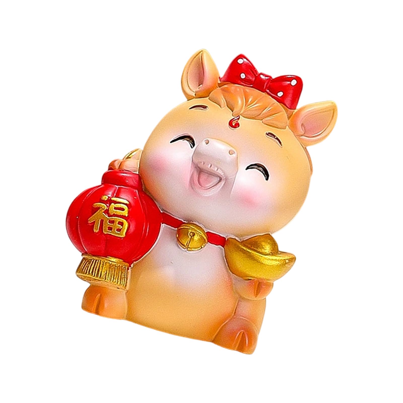 YWLUUOO 2026 Chinese New Year Horse Figurines Resin Chinese Zodiacs Horse Statues Lunars New Year Ornament Home Decorations Desktop Ornament