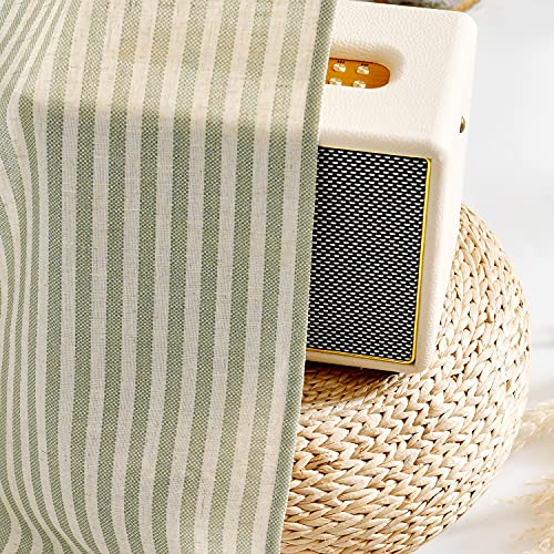 Cortinas de cocina para ventanas cortas: pack de 2 piezas a rayas para renovar tu hogar con estilo 6