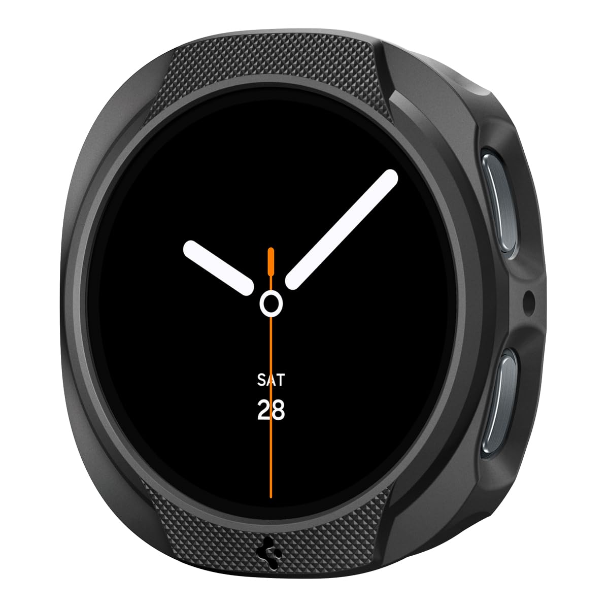 Spigen Liquid Air for Samsung Galaxy Watch 8 44mm Case Flexible Lightweight TPU Cover (2025) - Matte Black