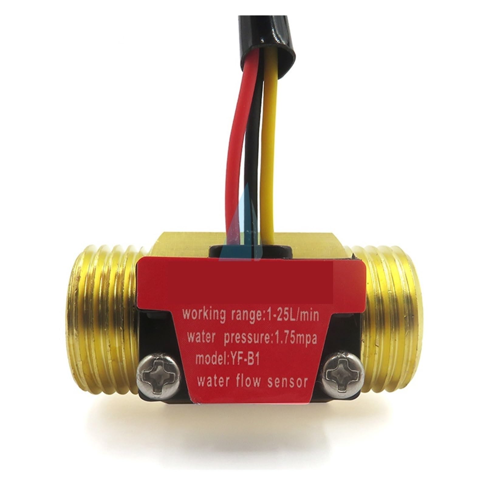 Medidor de caudal de agua, Medidor de flujo de turbina con interruptor de Sensor de flujo de agua G1/2 ", medidor de flujo de 1-25l/min for circulación de líquido de Control Industrial para agua, diés