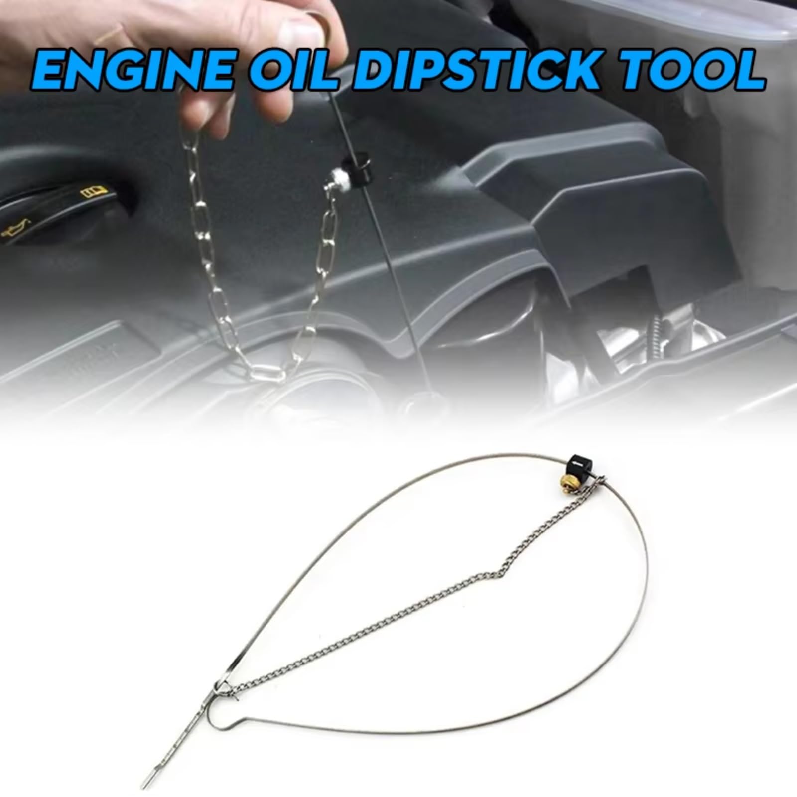 Asta di Livello dell'olio Motore per Porsche T40178, indicatore di Livello dell'olio Motore, Accessori di Ricambio per Auto