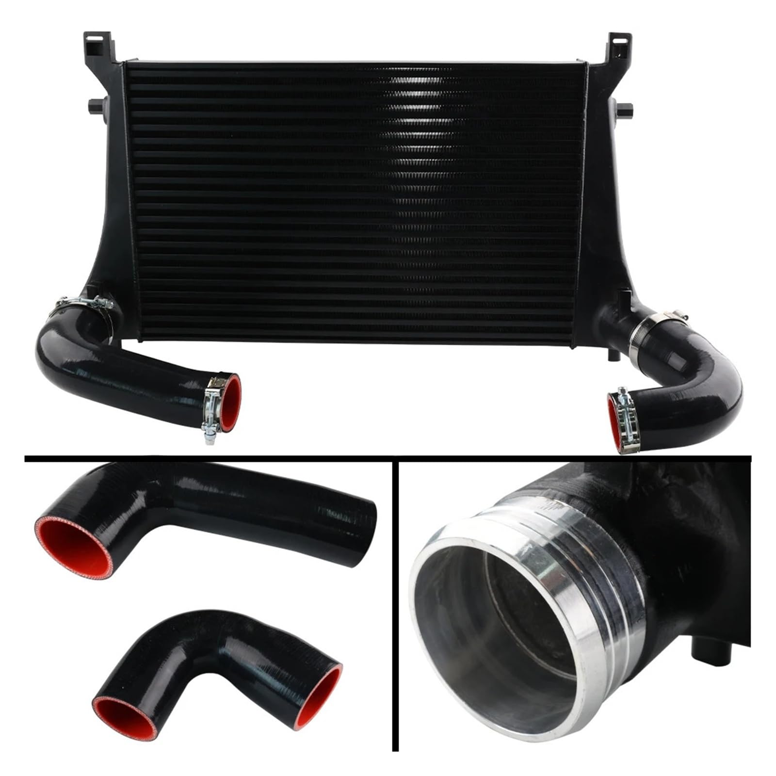 Pasuje Do A3 S3 ForGTI R MK7 EA888 1.8T 2.0T 03CSJ029ABK Wymiana Układu Chłodzenia Rura Fin Zestaw Intercoolera Intercooler do turbiny samochodowy