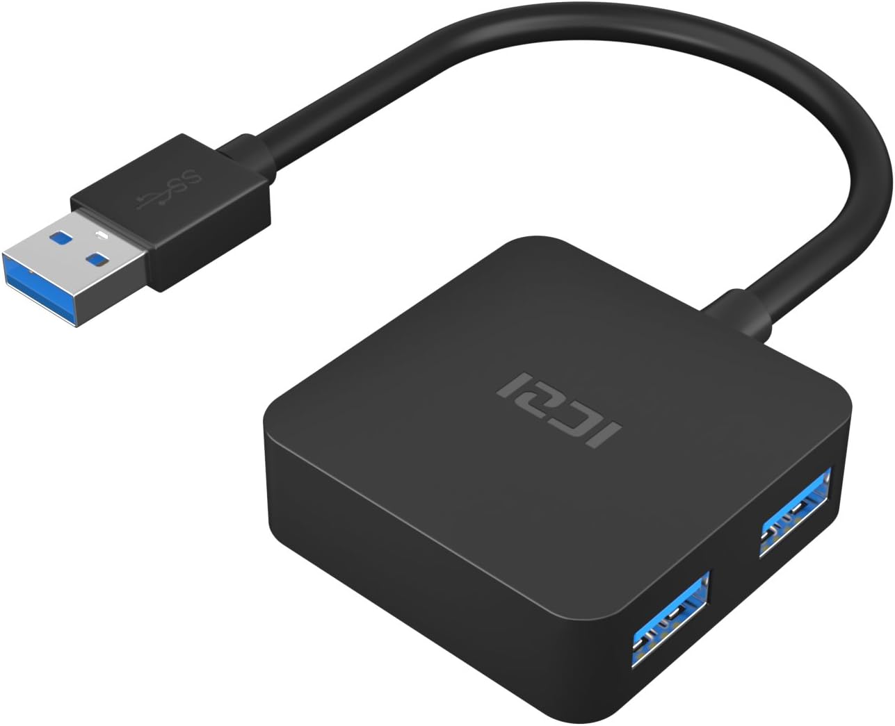 ICZIUSB 3.0 Hub with 4 USB 3.0 Ports, Data Hub for Mac, Surface 3, Surface Pro 3, Surface Pro 4, New Surface Pro 2017 and Other Laptops