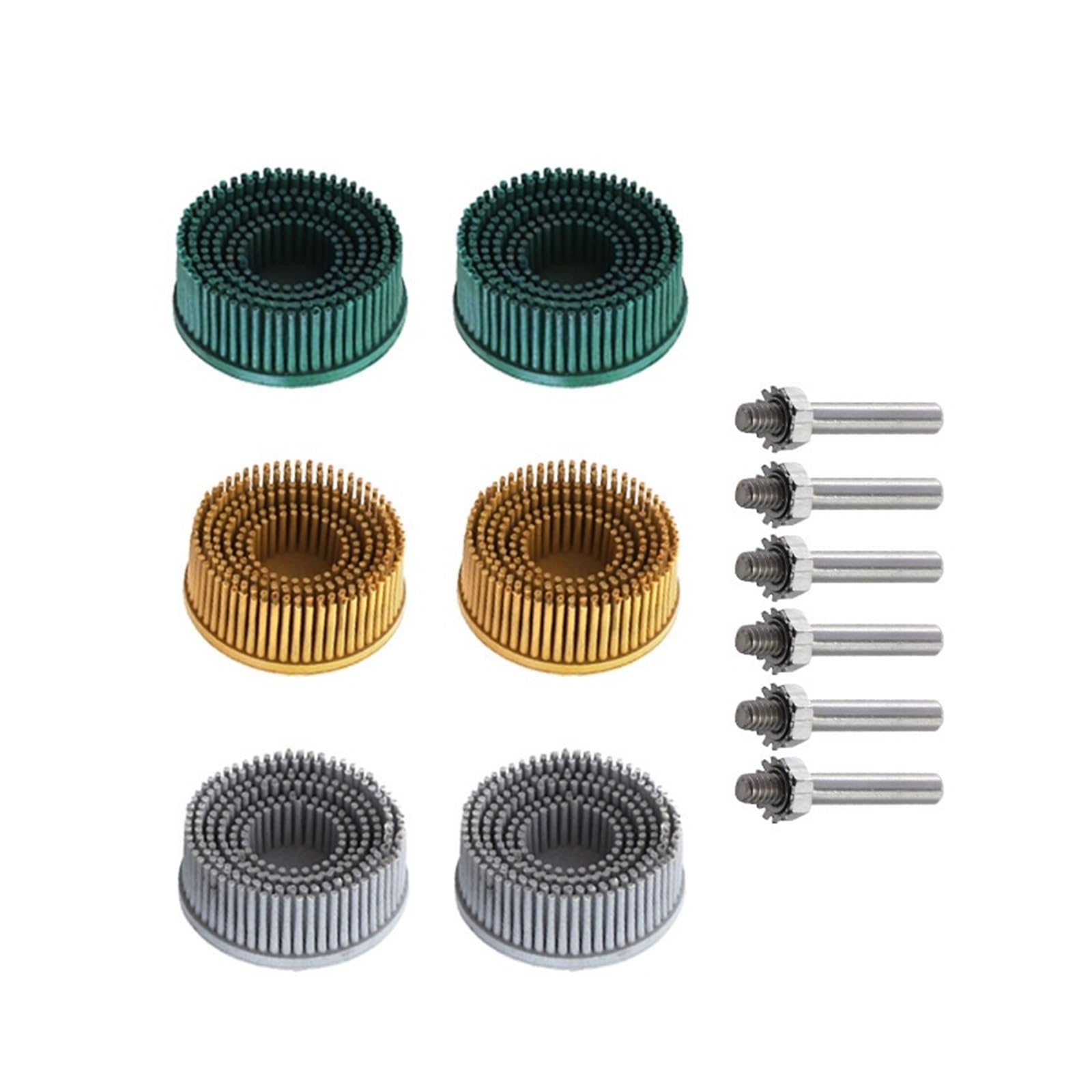 Rubber brush for electric drills 1 Uds cepillo de disco taladro eléctrico, abrasivo goma diamante, desbarbado, pulido y rectificado(S)