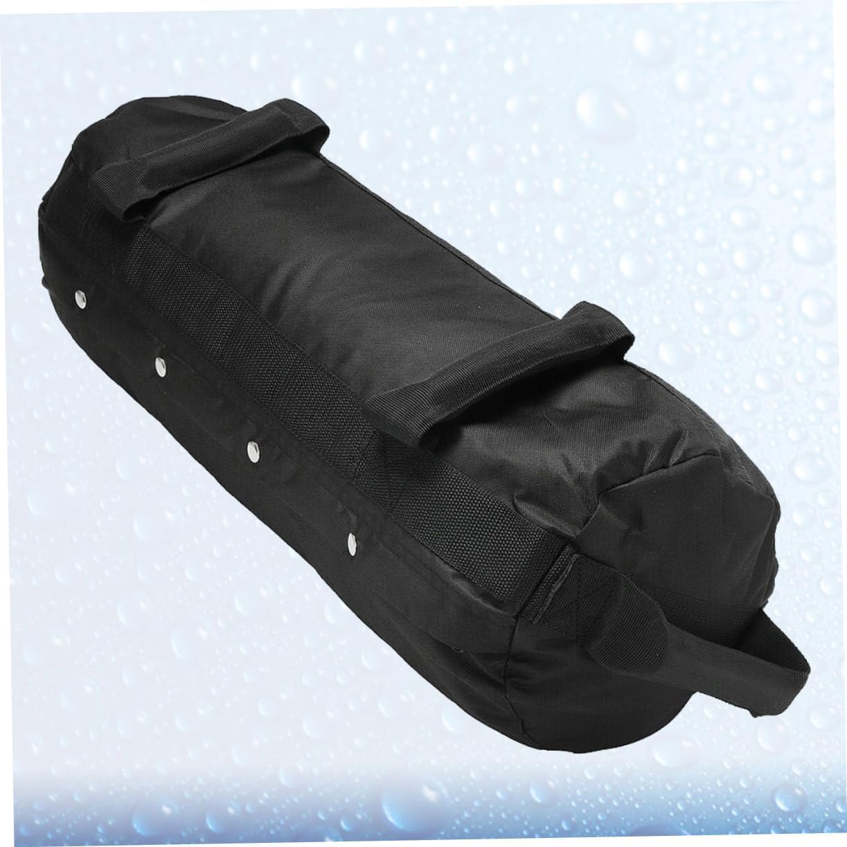 1 PC Heavy Duty Adjustable Workout Sandbags Durable Oxford Fitness Sandbags with Inner Filler Bags for Home Gym and Cross Training No Leakage Multiple Gripping Options Black