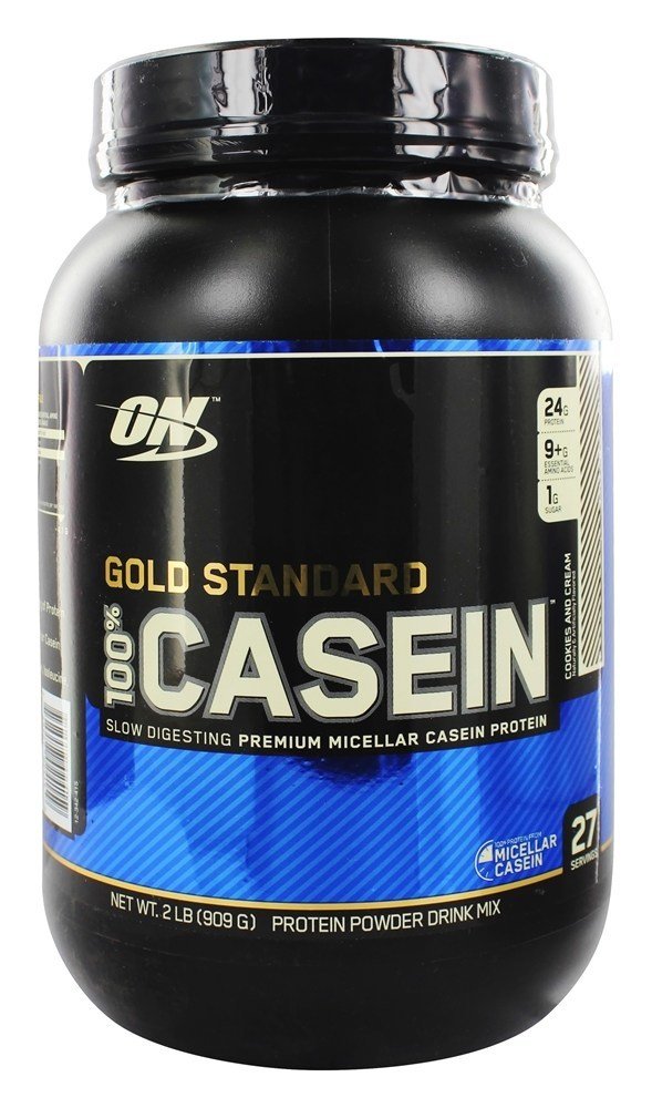 Optimum Nutrition Gold Standard 100% Casein Cookies And Cream, 2 Lbs.