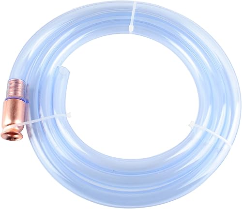 Ketofa Bomba de manguera de sifón de gas, manguera de sifón agitadora de 12 pulgada para transferencia de gasolina, gas, combustibleagua, manguera