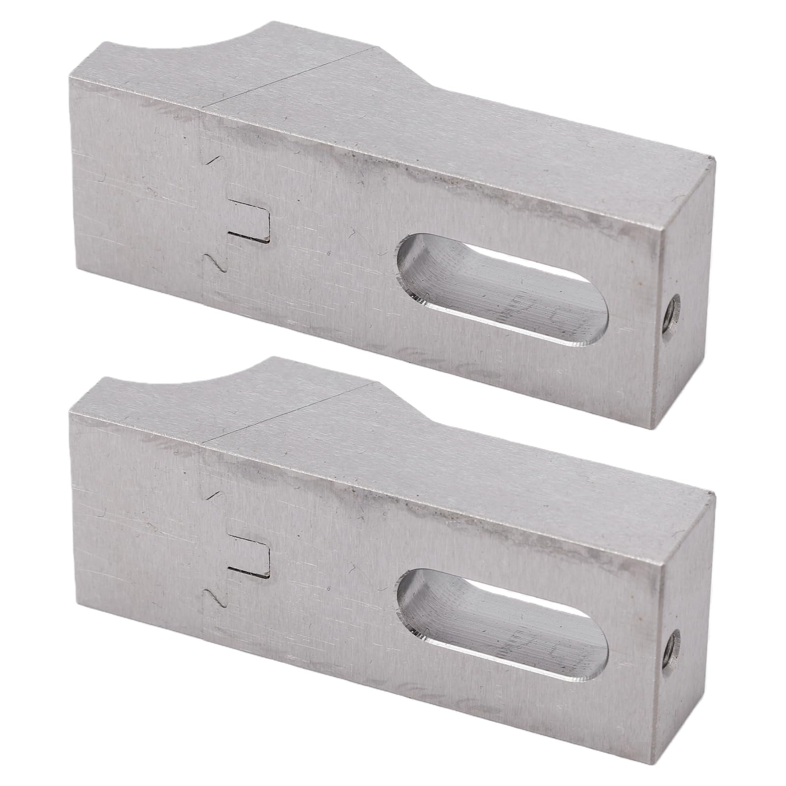 Ejoyous Mini Abrazadera de Tornillo de Banco S136H, Abrazadera Lateral de Acero para Molde, Tornillo de Banco de 68x25x20 Mm, de Sujeción CNC M8 Endurecida para Fresadora, Perforadora, Rectificadora