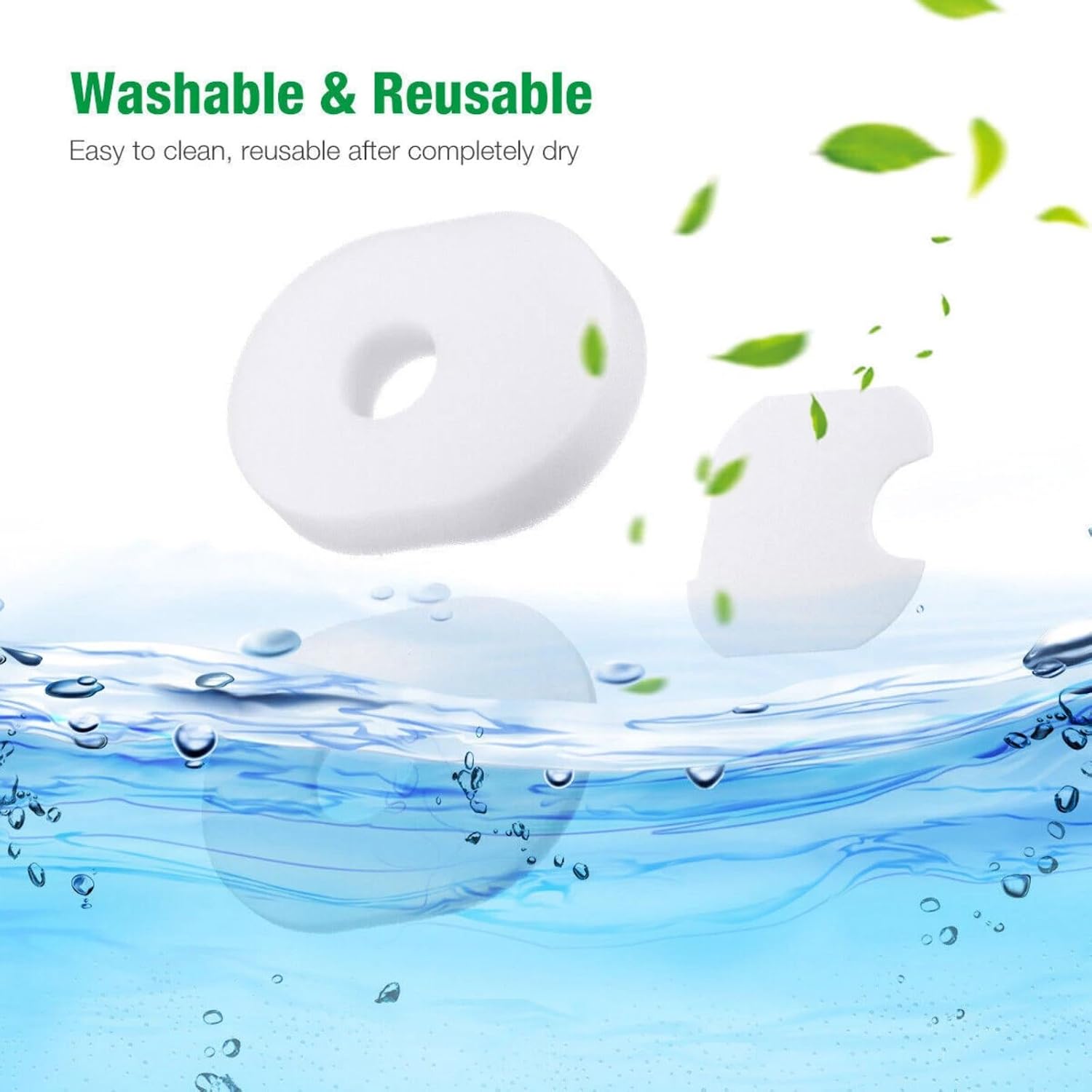 4Pcs Replacement Foam & Felt Filter for Shark Rocket HV300 HV301 HV300W HV302 HV305 HV310 UV450 Vacuum