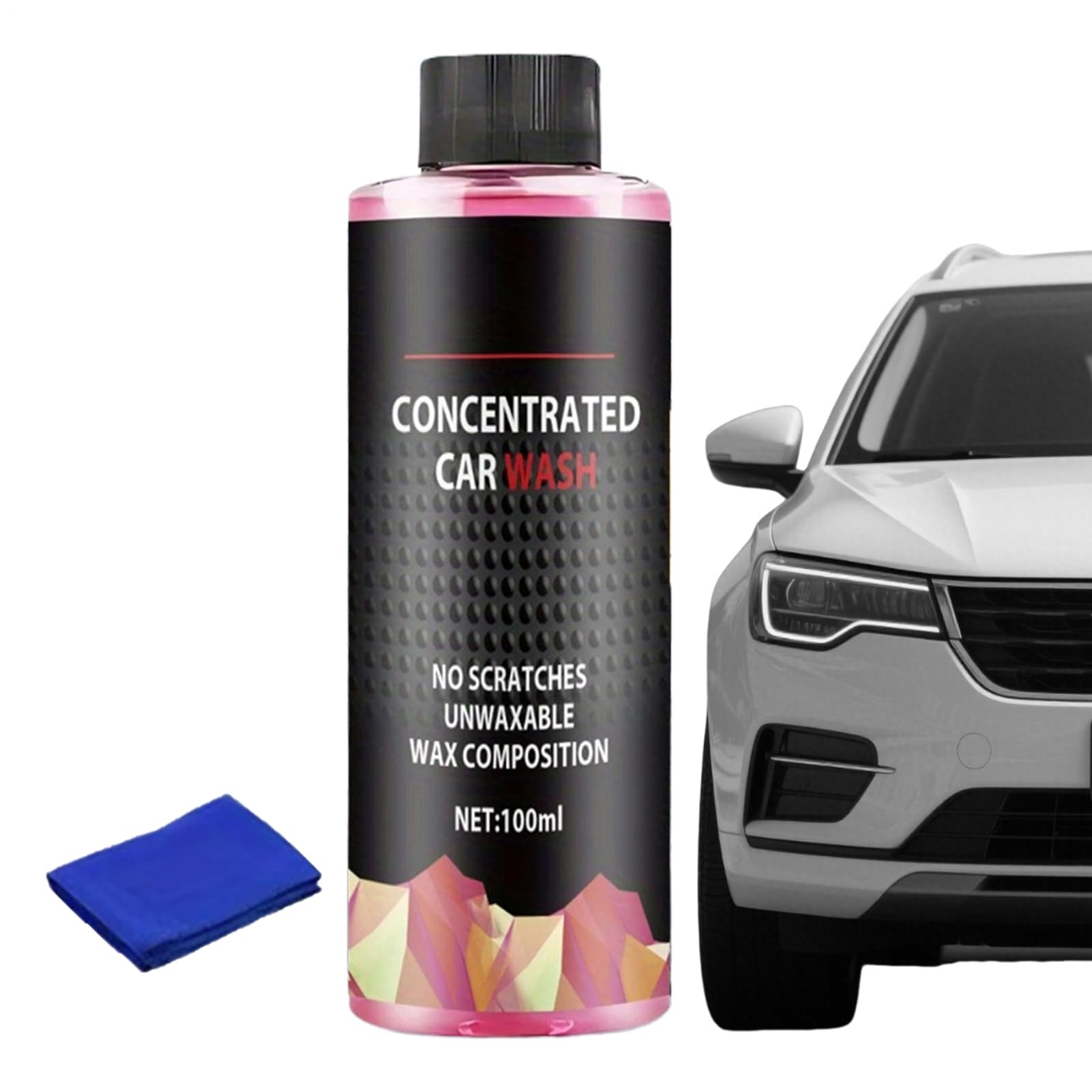 – Car Wash Foam,Pressure Washer Car Cleaning Soap 100ml - Polishing Detailing Supplies Stains Remover for Deep Cleaning Glass Window RV Vehicle Daily Care