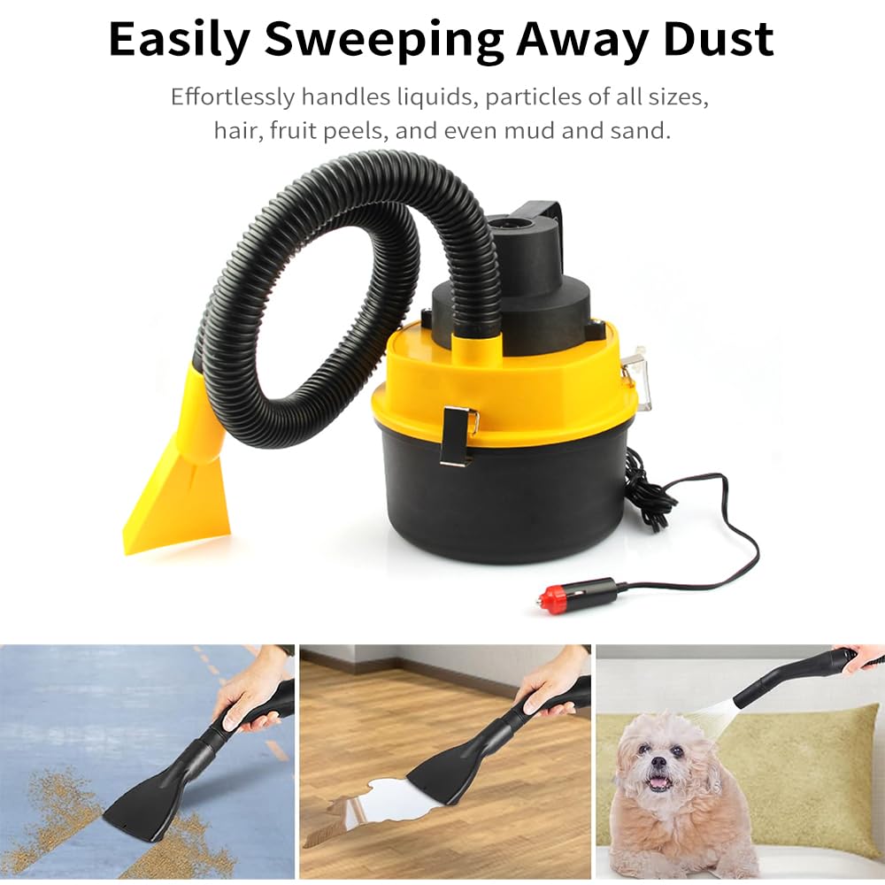 Mulcort Handheld Vacuum Cleaner, 12V 2300PA Powerful Car Vacuum
