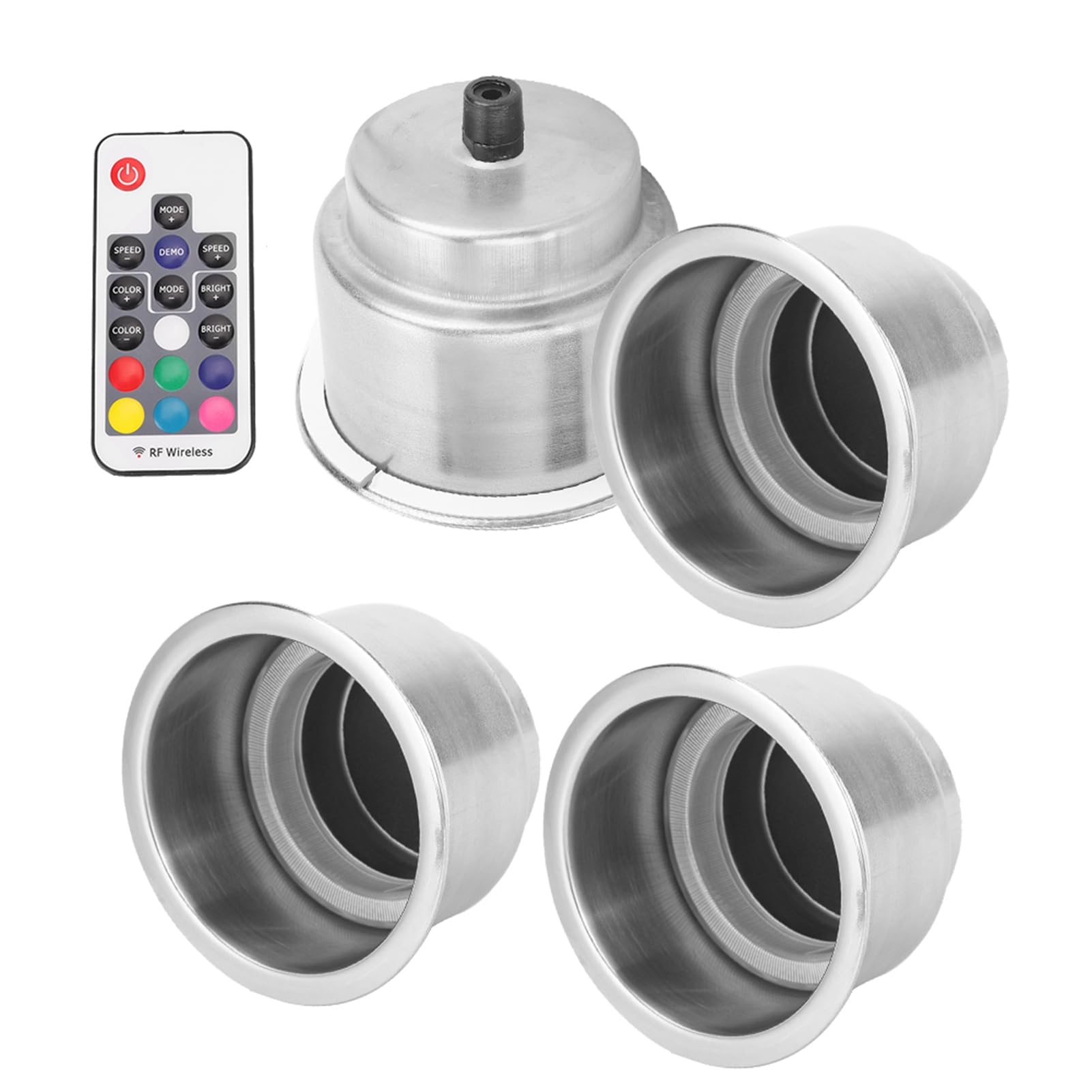 aqxreight RGB Uchwyt na Kubek RGB LED Uchwyt na Kubek Stalowy